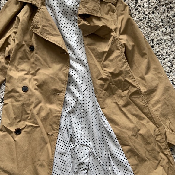 Old navy cream trench coat - Picture 7 of 10